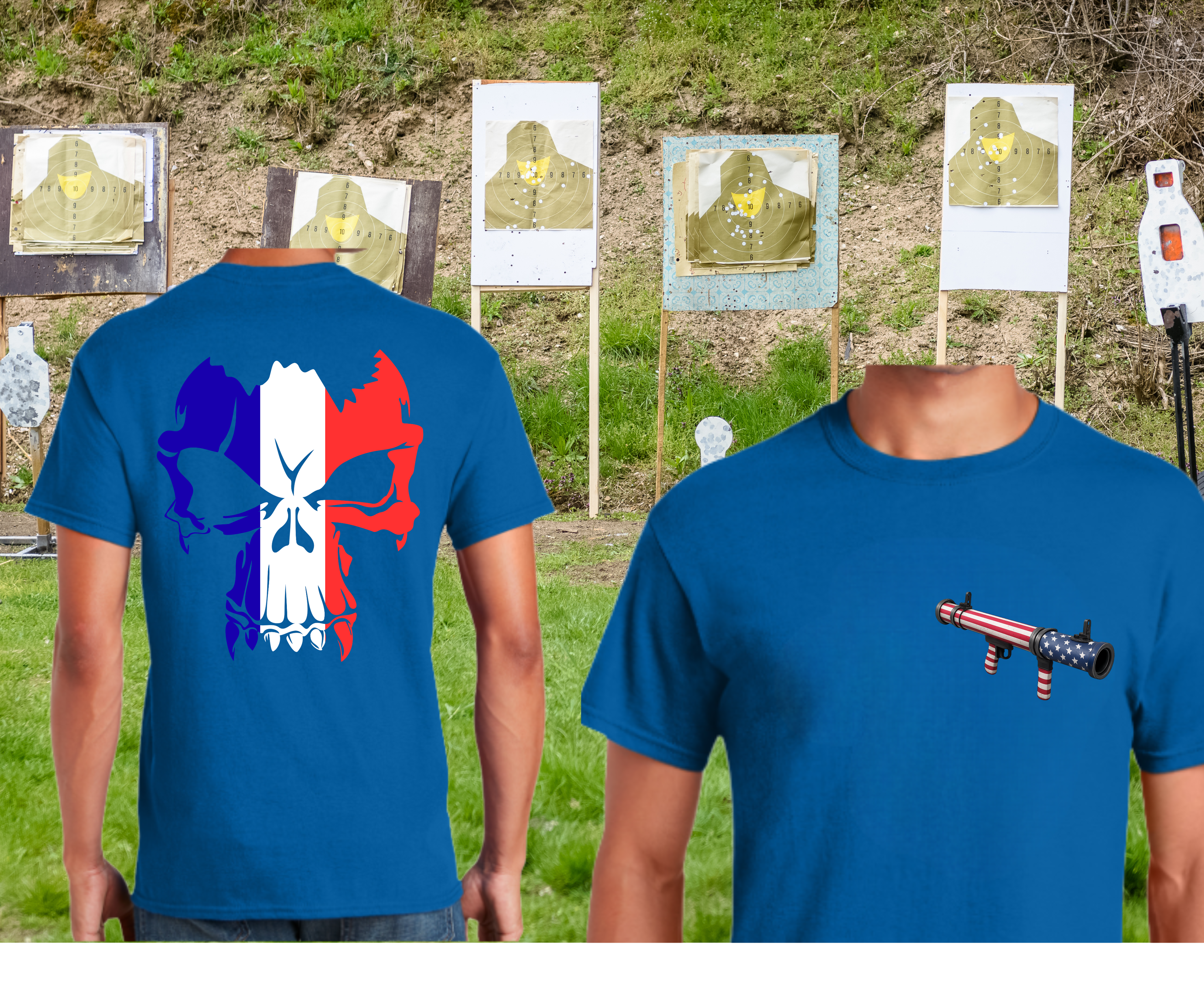 Punisher Bazooka 2sided - Adult T-Shirt