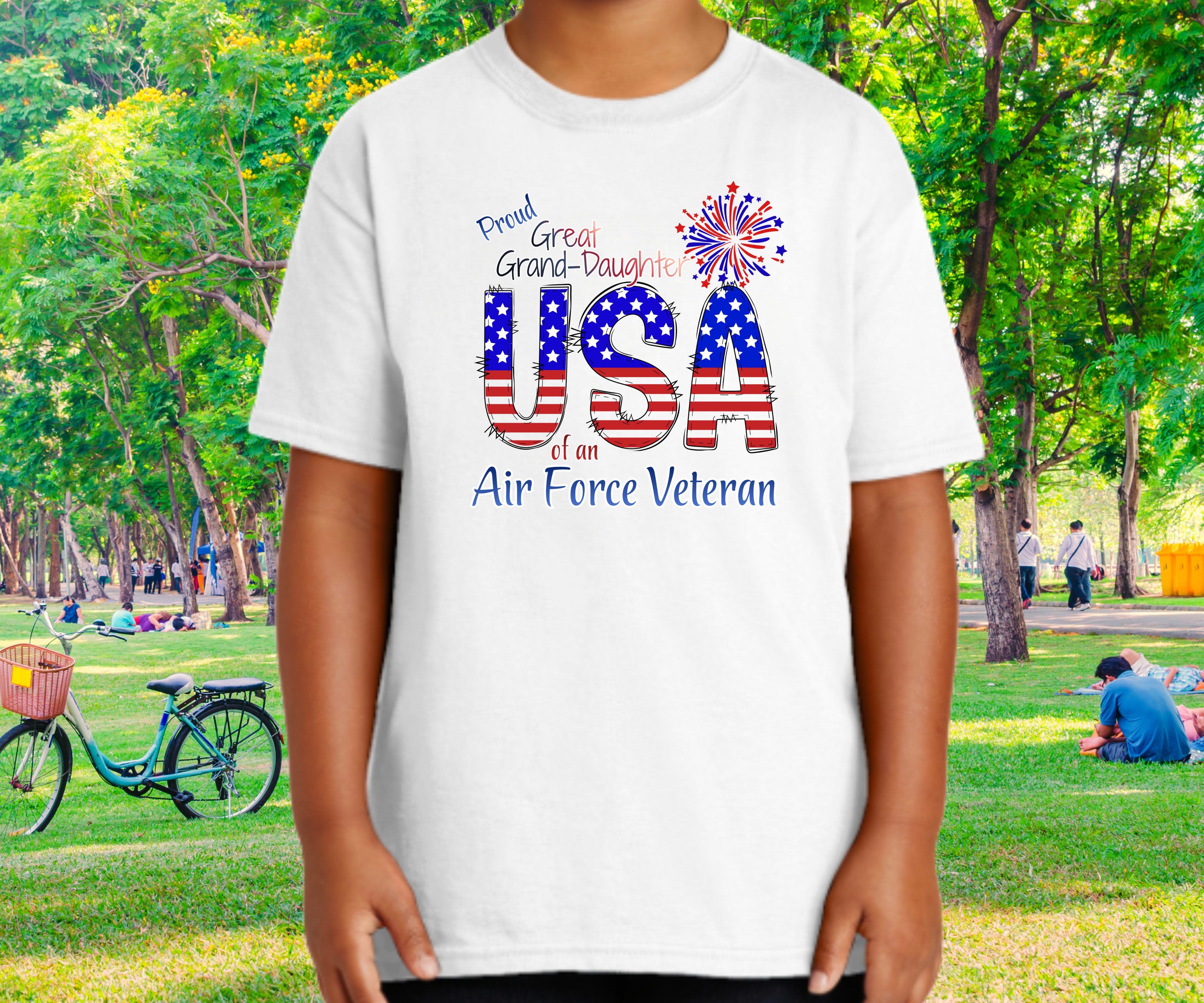 Proud GGrandaughter - Air Force Veteran - Youth T-Shirt