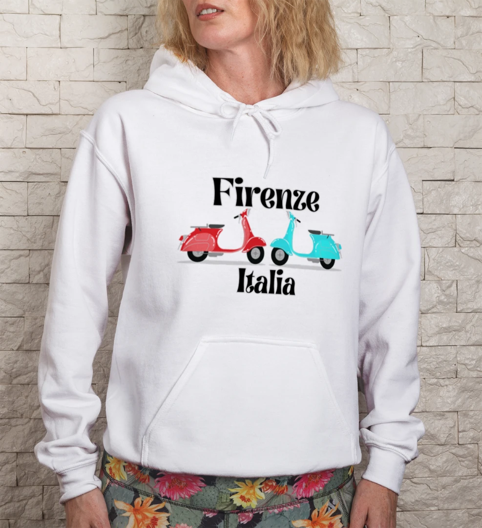 Firenze Italia - Vespas Adult Hoodie