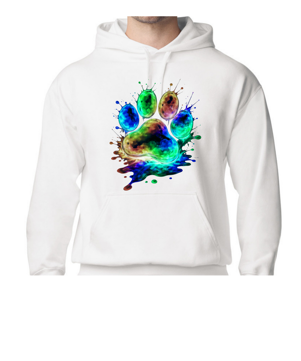 Paw Print - Inkblot Adult Hoodie